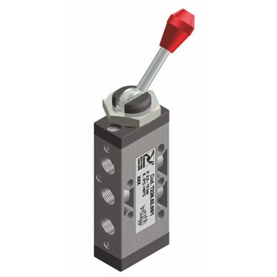 PX ROZDZIEL. 5/2 2-POZYCYJNY G1/8 DŹ.PIONOWA .W OSI-TECHNOPOLIMER 