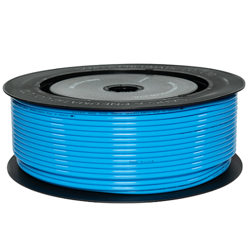 SANG-A PRZEWÓD PROSTY POLIURETANOWY (95 ShA), 16 MM X 11 MM, ROLKA 50 M, NIEBIESKI
