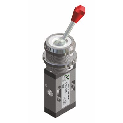 PX ZAWÓR MECHANICZNY G1/8 3/2 DŹWIGNIA FI30-TECHNOPOLIMER 