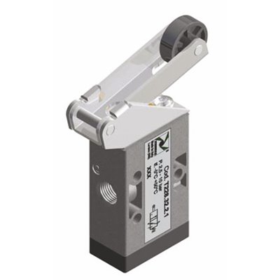 PX ZAWÓR MECHANICZNY G 1/8 3/2 - ROLKA, PLASTIK,TECHNOPOLIMER 