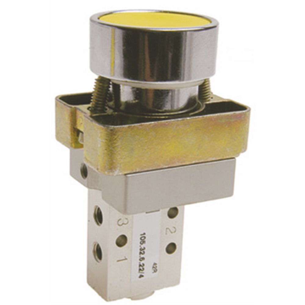 PX ZAWÓR M5 3/2 - PRZYCISK CZARNY