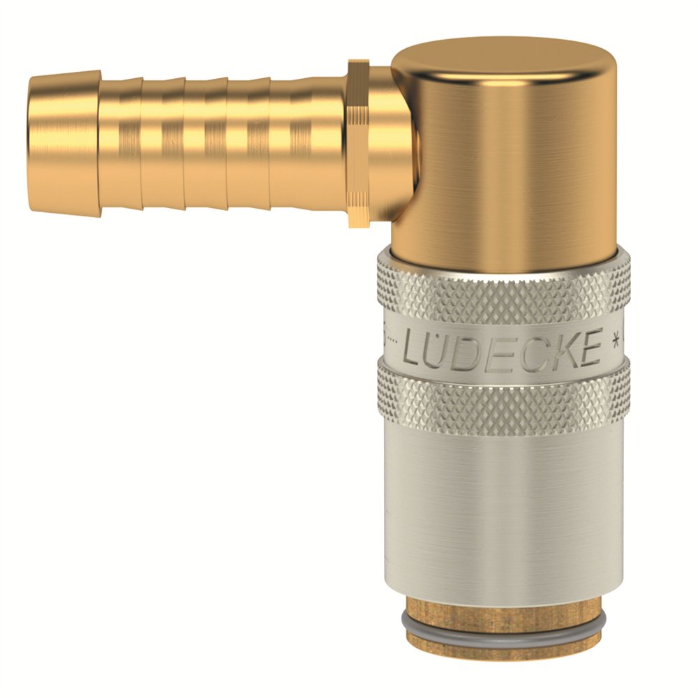 E6 GNIAZDO 9 MM/90 STOPNI, BEZ ZAWORU (LU ESHM 9 TL-90)