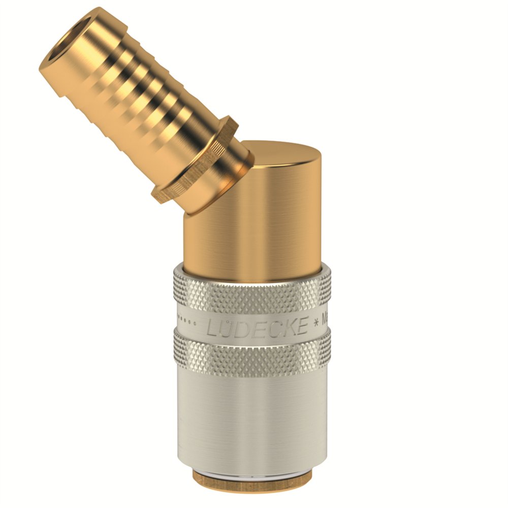 E9 GNIAZDO 13 MM/45 STOPNI, BEZ ZAWORU (LU ESH 13 TL-45)