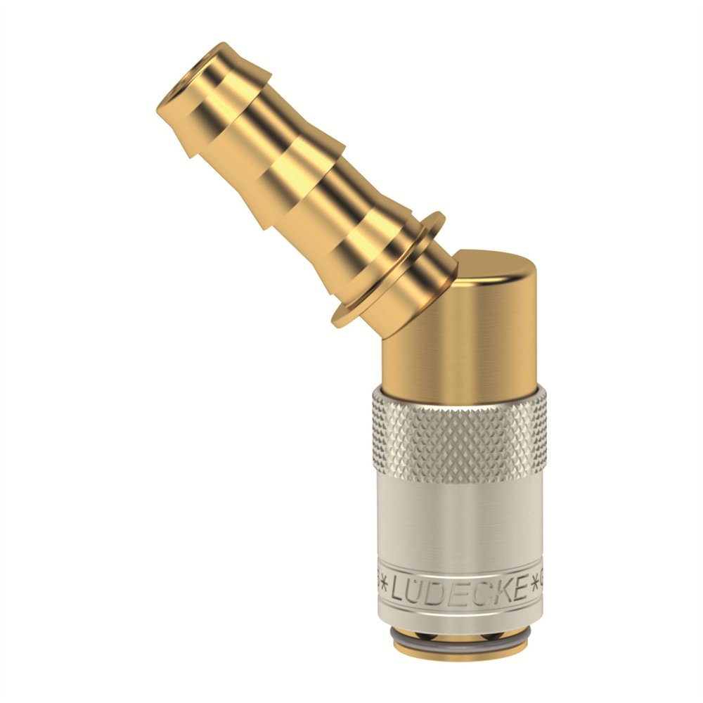 I6 GNIAZDO 10 MM PUSH-ON/45 STOPNI, BEZ ZAWORU (LU ESDM 10 T-45)