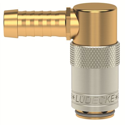 I6 GNIAZDO 9 MM/90 STOPNI, BEZ ZAWORU (LU ESDM 9 TL-90)