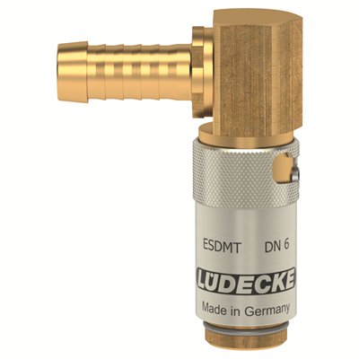 I6TS GNIAZDO 9 MM/90 STOPNI, BEZ ZAWORU (LU ESDMT 9 TL90)