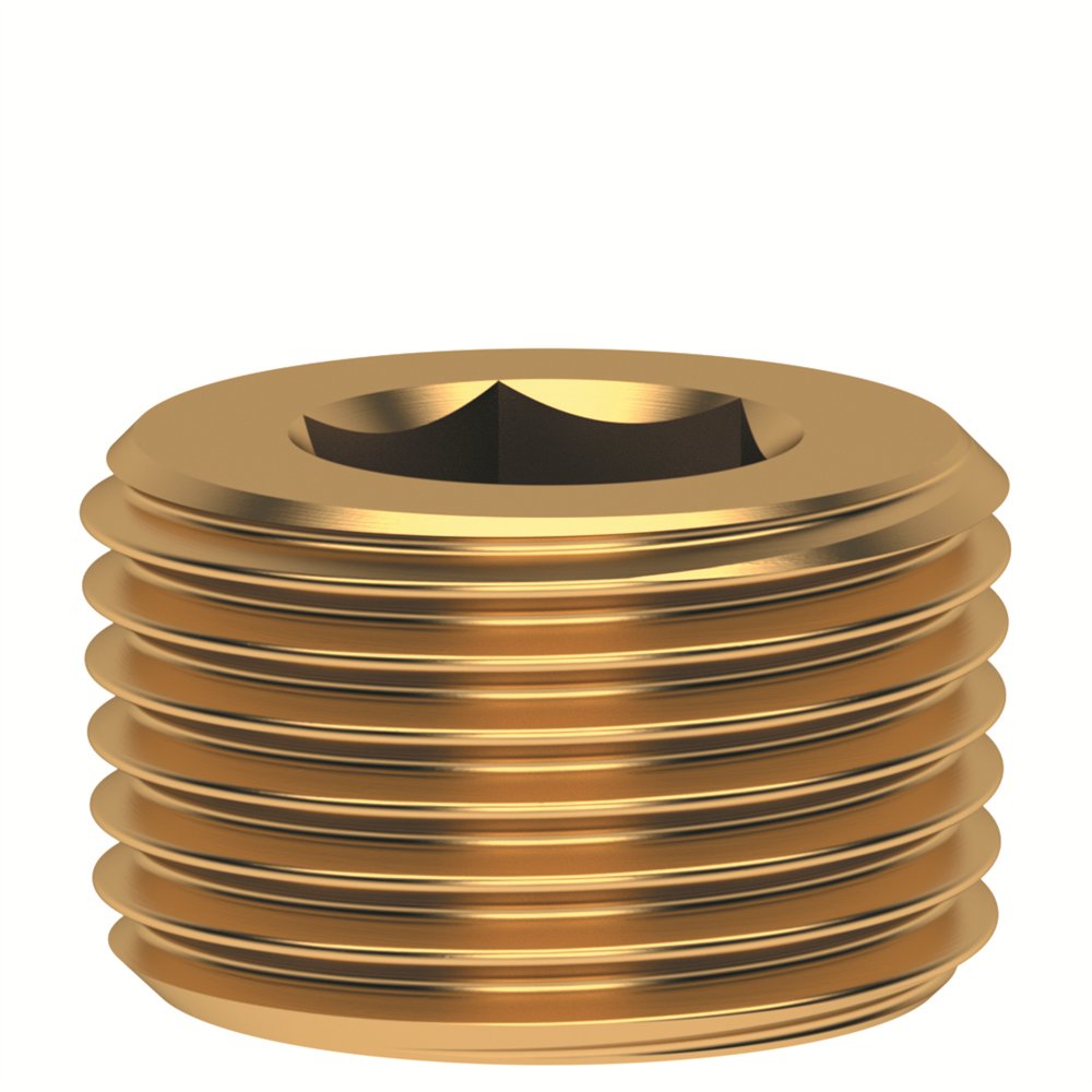 LU KOREK Z IMBUSEM, GZ R3/8  - STOŻKOWY (LU VS 38)