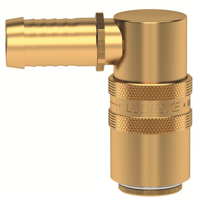 E9 GNIAZDO 13 MM/90 STOPNI, Z ZAWOREM (LU ESH 13 TL-90AB)