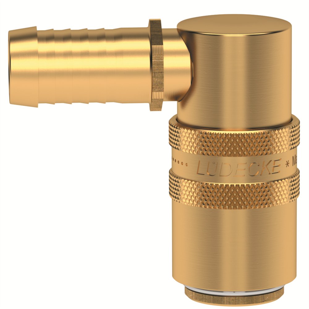 E9 GNIAZDO 13 MM/90 STOPNI, Z ZAWOREM (LU ESH 13 TL-90AB)