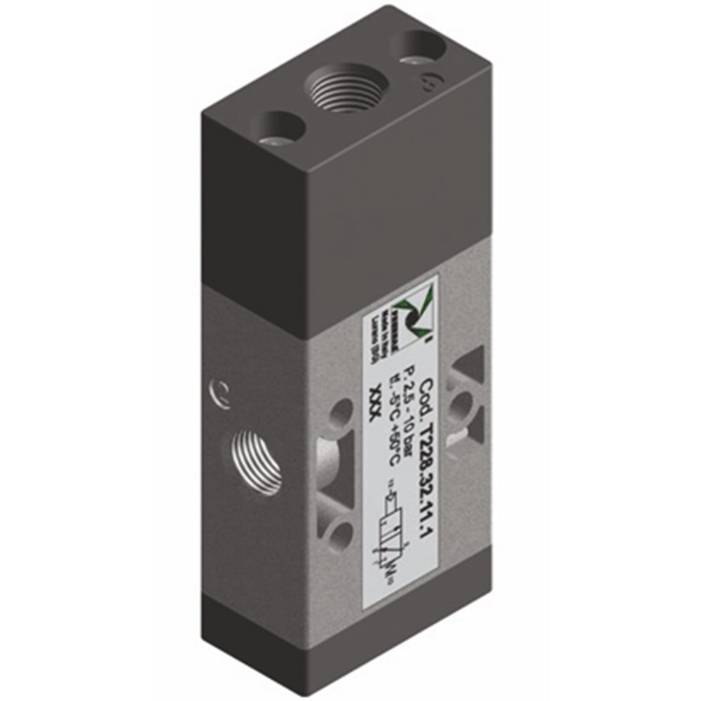 PX ZAWÓR PNEUMATYCZNY G1/8 3/2 SPRĘŻYNA, TECHNOPOLIMER 