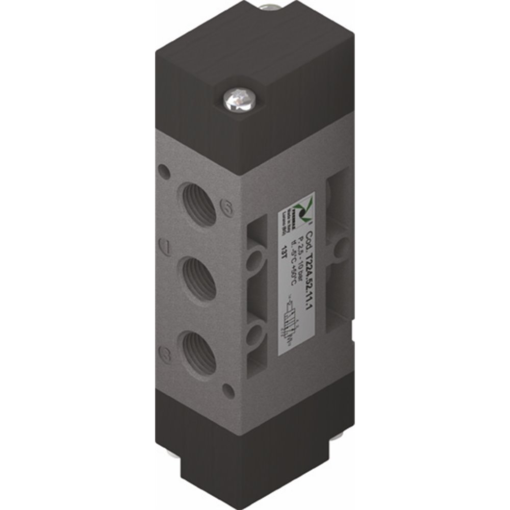 PX ZAWÓR PNEUMATYCZNY, TECHNOPOLIMER G1/4  5/2 PNEUMATYCZNY-SPRĘŻYNA