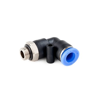 RQS ZŁĄCZE WTYKOWE KĄTOWE GWINT ZEWNĘTRZNY M8X1 - 8 MM NBR