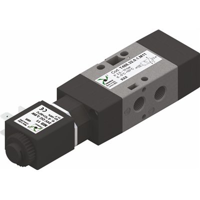 PX ZAWÓR ELEKTROMAGNETYCZNY ECO, TECHNOPOLIMER G1/8  3/2 220VAC - SPRĘŻYNA