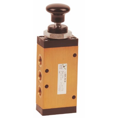 PX ZAWÓR MECHANICZNY 1/4 5/2, PRZYCISK-SPRĘŻYNA