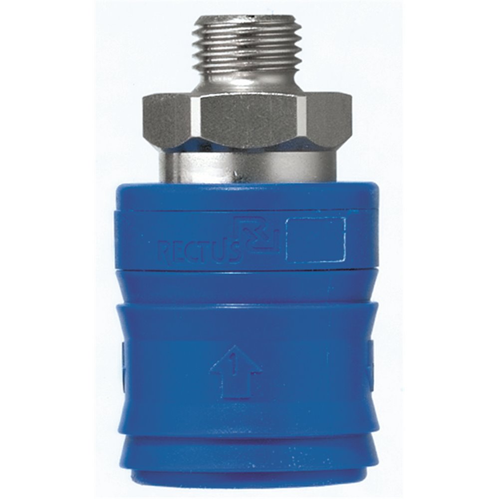 GNIAZDO SZYBKOZŁĄCZA TYP 26 KE (DN 7,2-7,8) GWINT ZEWNĘTRZNY G 1/4, ROZŁĄCZANIE BEZCIŚNIENIOWE