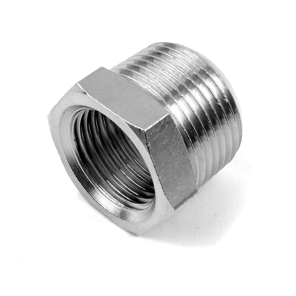 REDUKCJA KRÓTKA 1/2 GWINT ZEWNĘTRZNY STOŻKOWY - 3/8 GWINT WEWNĘTRZNY WALCOWY