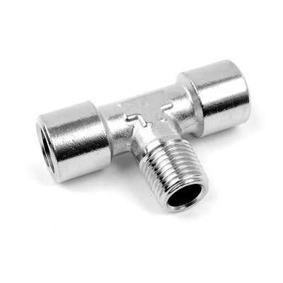 TRÓJNIK T 1/2  GWINTY WEWNĘTRZNE WALCOWE - ZEWNĘTRZNY STOŻKOWY