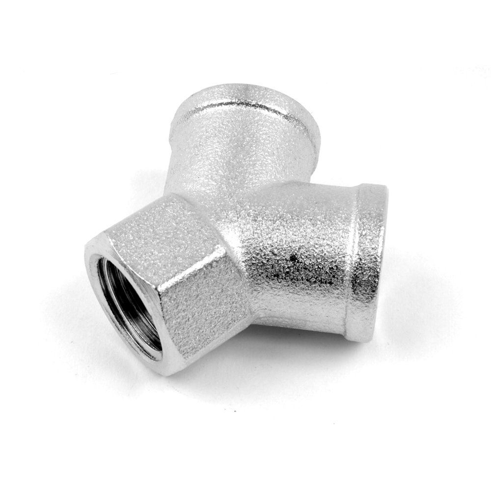 DWÓJNIK Y 1/4  GWINTY WEWĘTRZNE WALCOWE