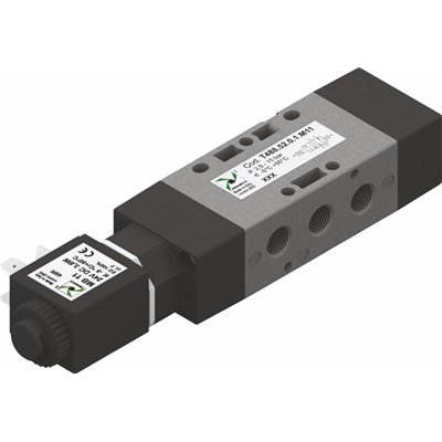PX ZAWÓR ELEKTROMAGNETYCZNY ECO, TECHNOPOLIMER G1/8  5/2 24VDC-SPRĘŻYNA MB05