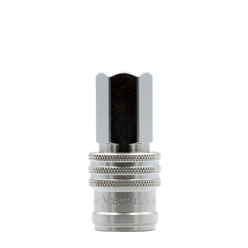 GNIAZDO SZYBKOZŁĄCZA TYP 1600 KE (DN 7,2-7,8) GWINT WEWNĘTRZY G 3/8, ROZŁĄCZANIE BEZCIŚNIENIOWE