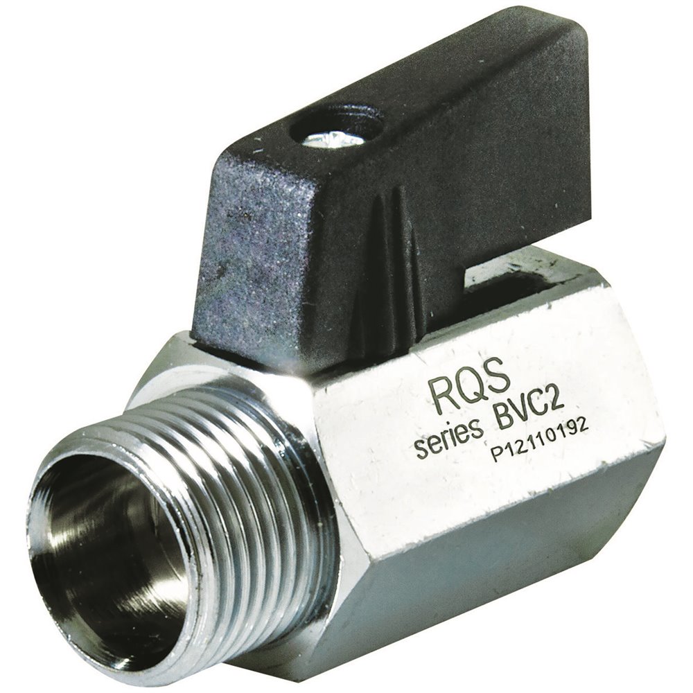 ZAWÓR KULOWY MINI, GWINTY ZEW./WEW. G 3/8, MOSIĄDZ CHROMOWANY