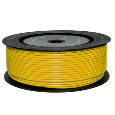 SANG-A PRZEWÓD PROSTY POLIURETANOWY (95 ShA), 12 MM X 8 MM, ROLKA 100 M, ŻÓŁTY