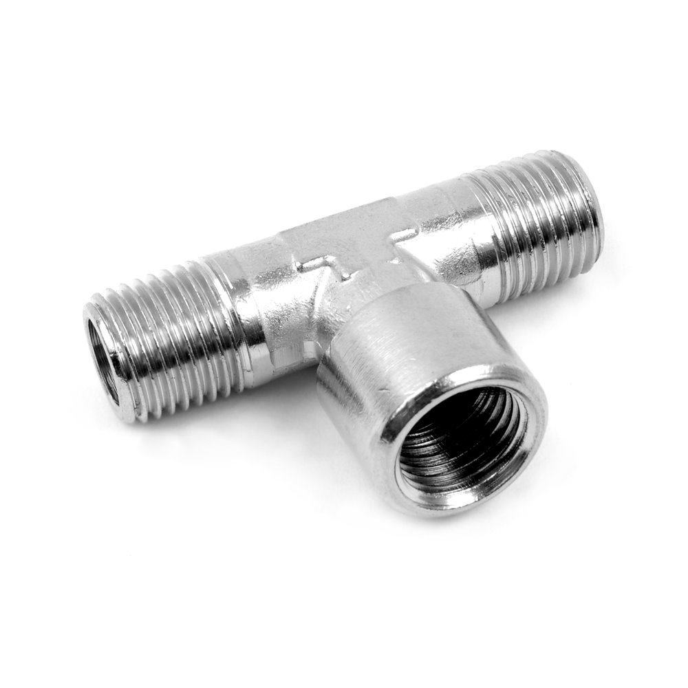 TRÓJNIK T NIESYMETRYCZNY 3/8 ( 1 X GWINT WEW. WALCOWY + 2 X GWINT ZEW. STOŻKOWY )