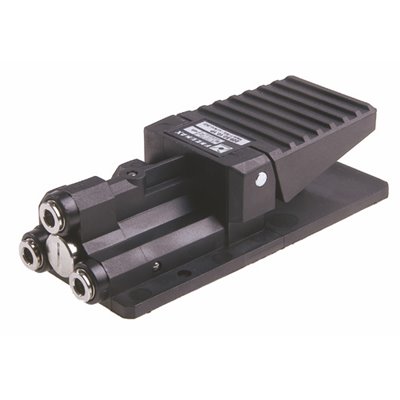 PX ZAWÓR MECHANICZNY G1/8 5/2 NOŻNY - POWRÓT SPRĘŻYNA 