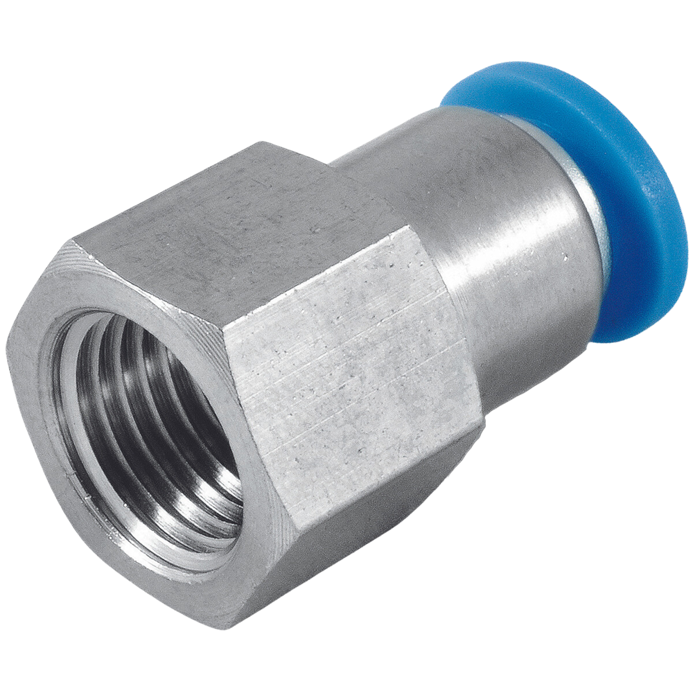 RQS ZŁĄCZE WTYKOWE PROSTE GWINT WEWNĘTRZNY G 1/8 - 12 MM