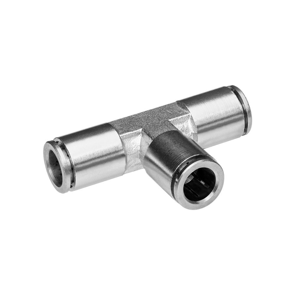 RQS ZŁĄCZE WTYKOWE TYPU T 10 MM - 10 MM, MOSIĄDZ, VITON