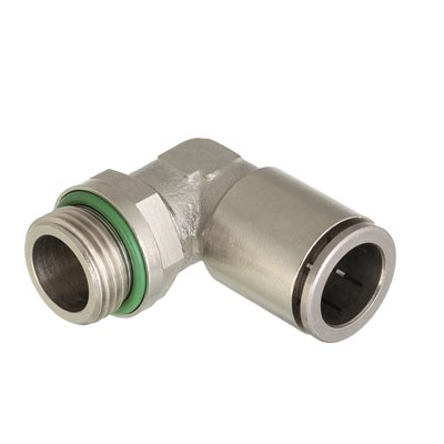 RQS ZŁĄCZE WTYKOWE KĄTOWE GWINT ZEWNĘTRZNY G1/4-4MM, MOSIĄDZ, VITON