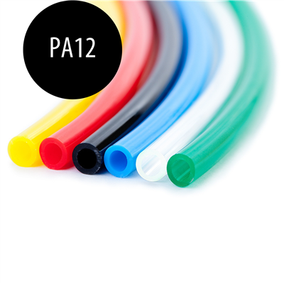 PA12 PRZEWÓD PROSTY POLIAMIDOWY 10 X 7,5 MM, CZARNY, 100 M