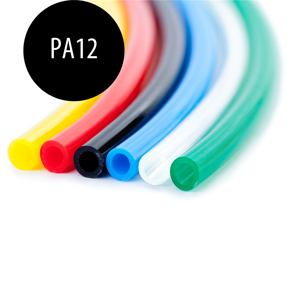 PA12 PRZEWÓD PROSTY POLIAMIDOWY 10 X 7,5 MM, CZARNY, 100 M