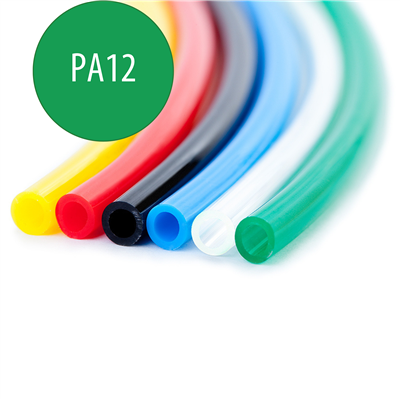 PA12 PRZEWÓD PROSTY POLIAMIDOWY 12 X 9 MM, ZIELONY, 100 M