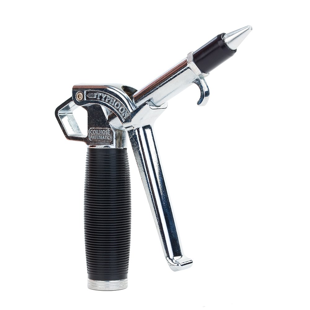 PISTOLET METALOWY TYPHOON, GWINT WEWNĘTRZY G 1/4, Z DYSZĄ KRÓTKĄ, OSHA