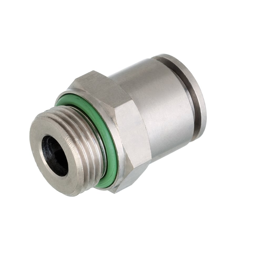 RQS ZŁĄCZE WTYKOWE PROSTE GWINT ZEWNĘTRZNY G1/8-10MM, MOSIĄDZ, VITON