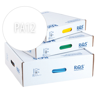 PA12 PRZEWÓD PROSTY POLIAMIDOWY 10 X 7,5 MM, MLECZNY, KARTON 25 M
