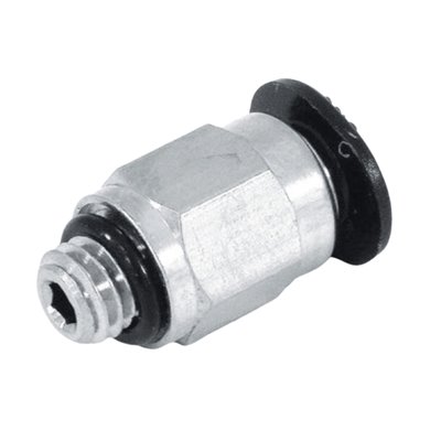 RQS ZŁĄCZE WTYKOWE PROSTE GWINT ZEWNĘTRZNY M5 - 6 MM IMBUS MINI