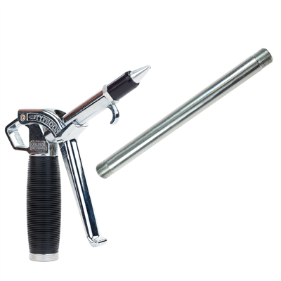 PISTOLET METALOWY TYPHOON, GWINT WEWNĘTRZY G 1/4, Z DYSZĄ 150 MM, OSHA