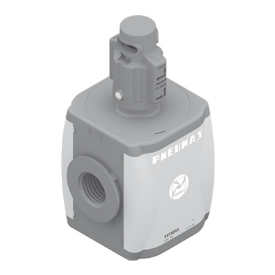 PX AIR+ ROZ.4 ZAWÓR ODCINAJĄCY 3/2 G1" RĘCZNY KORPUS ALUMINIOWY 