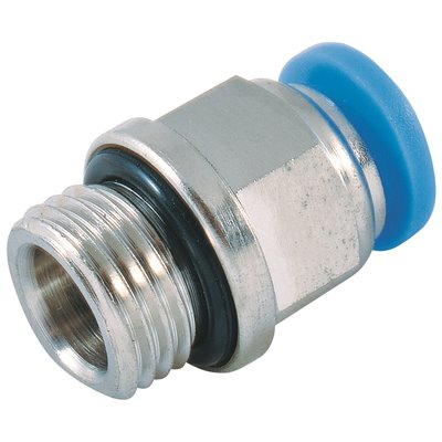 RQS ZŁĄCZE WTYKOWE PROSTE GWINT ZEWNĘTRZNY G 1/2 - 6 MM NBR