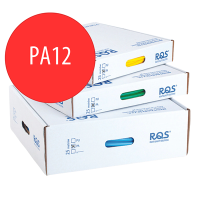 PA12 PRZEWÓD PROSTY POLIAMIDOWY 10 X 7,5 MM, CZERWONY, KARTON 25 M