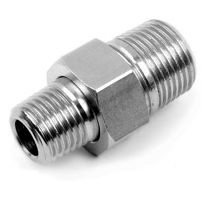 ŁĄCZNIK ROZDZIELNY REDUKCYJNY 1/2 -3/8 GWINT ZEWNĘTRZNY STOŻKOWY