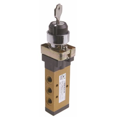 PX ZAWÓR MECHANICZNY G1/8 5/2 PRZEŁĄCZNIK, Z KLUCZEM