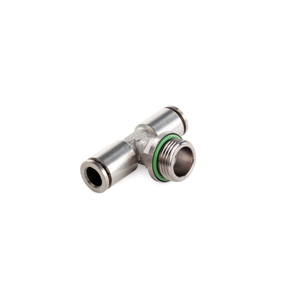 RQS ZŁĄCZE WTYKOWE TYPU T GWINT ZEWNETRZNY G1/4-8MM, MOSIĄDZ, VITON