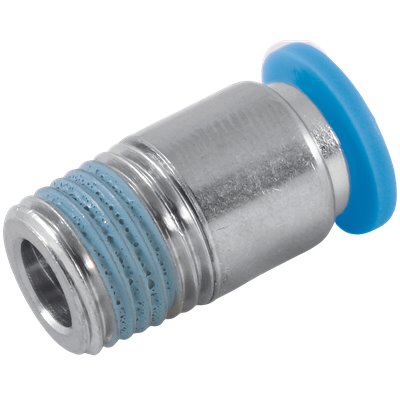 RQS ZŁĄCZE WTYKOWE PROSTE GWINT ZEWNĘTRZNY R 1/8 - 12 MM IMBUS