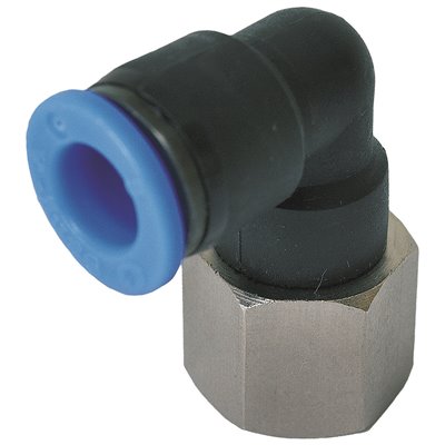 RQS ZŁĄCZE WTYKOWE KĄTOWE GWINT WEWNĘTRZNY G 3/8 - 12 MM