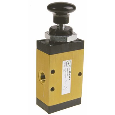 PX ZAWÓR MECHANICZNY 1/4 5/2, PRZYCISK 2-POZYCYJNY