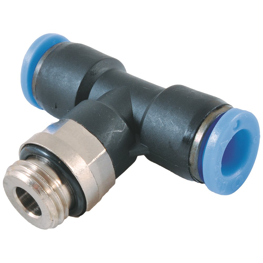 RQS ZŁĄCZE WTYKOWE T GWINT ZEWNĘTRZNY G 1/4 - 10 MM NBR