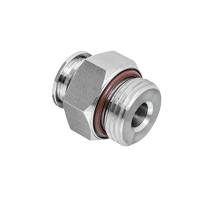 RQS ZŁĄCZE WTYKOWE PROSTE GWINT ZEWNĘTRZNY G1/8 - 6 MM, S316